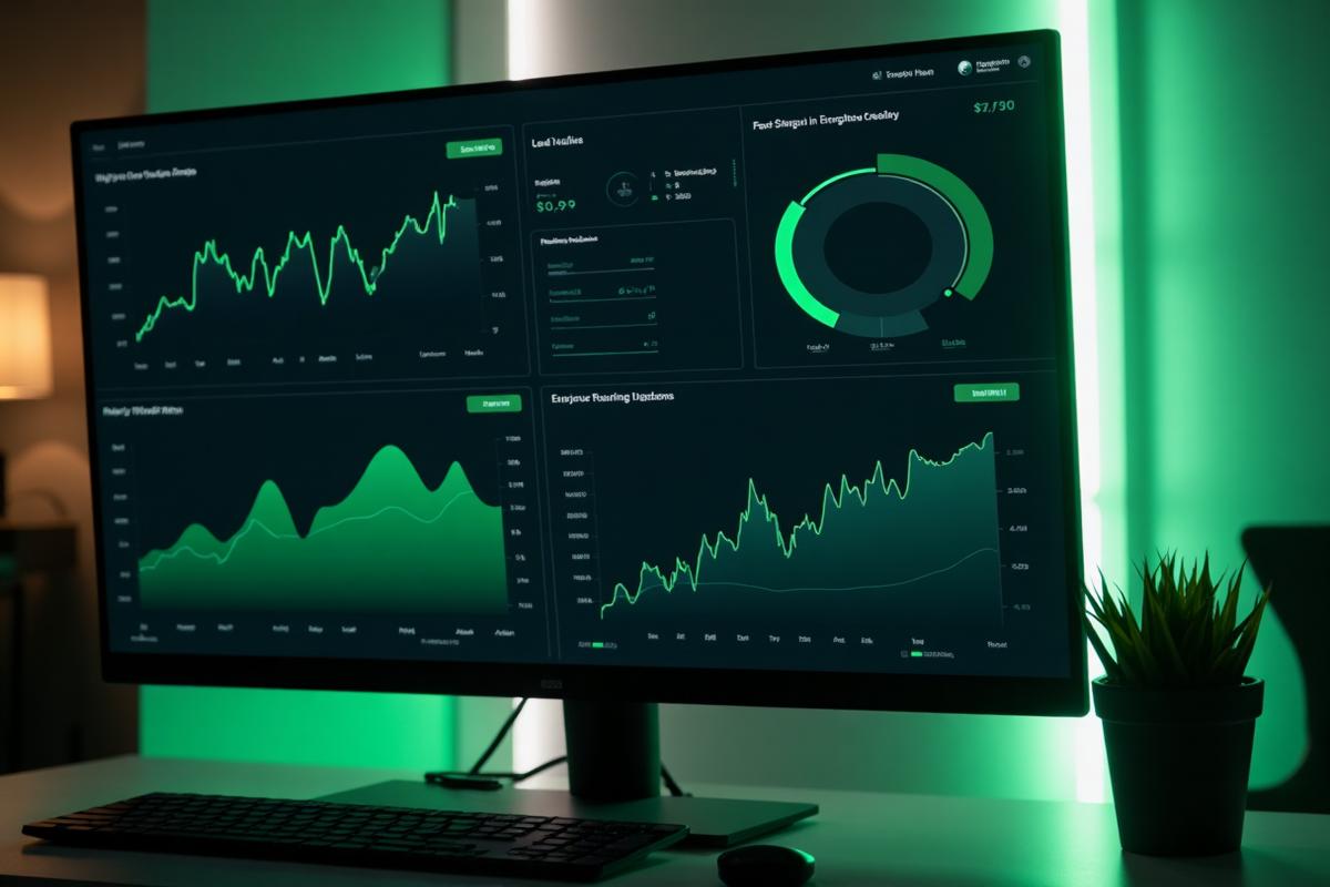 Painel de controle financeiro